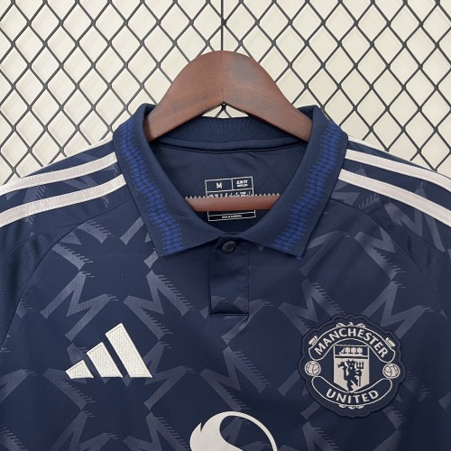 Manchester united 2024-25  blue jersey  size S-2XL