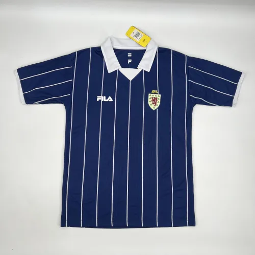 2002 Scotland home Retro Soccer jersey