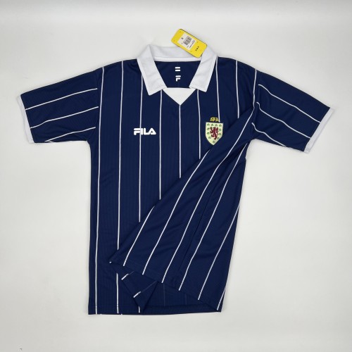 2002 Scotland home Retro Soccer jersey
