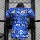Japan cartoon blue player version S-2XL