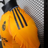 Real Madrid 2024/25 player version Orange  soccer jerseys