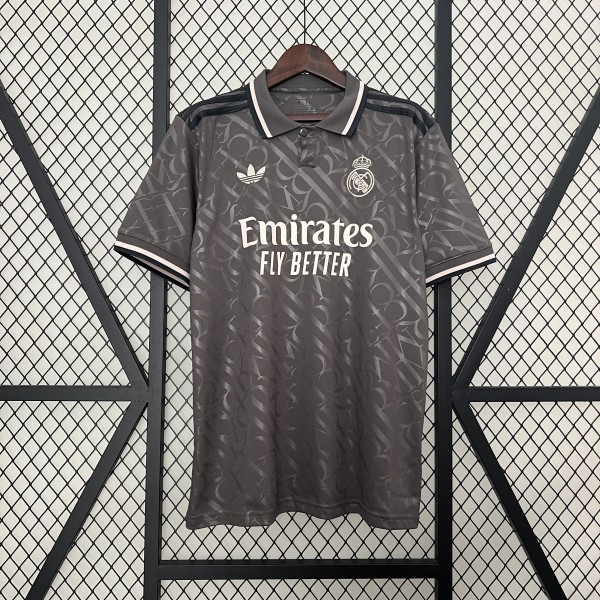 Real Madrid 2024/25 third away black size S-4XL