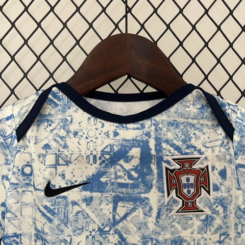 Portugal 2024 away baby jersey