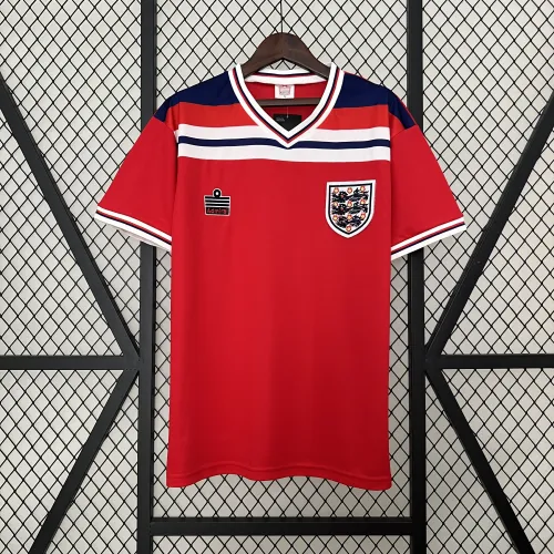 Retro England 1982 away Soccer jersey