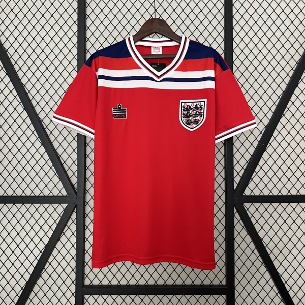 Retro England 1982 away Soccer jersey