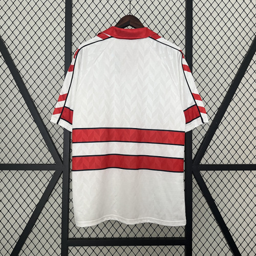 Denmark1988 away retro soccer jersey