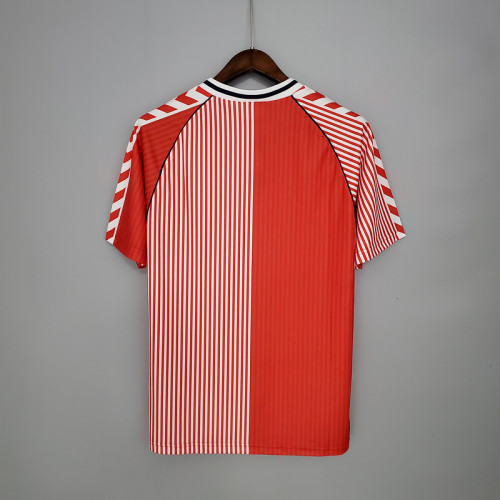 Denmark 1986 home retro soccer jersey