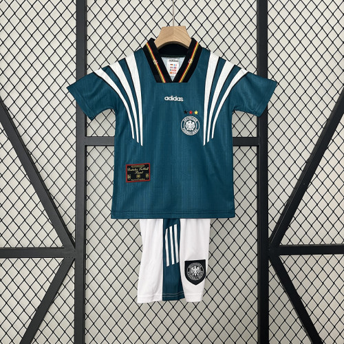Germany 1996 away kids soccer jerseys