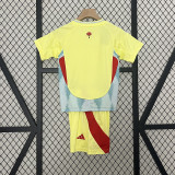 Spain 2024 away kids soccer jerseys