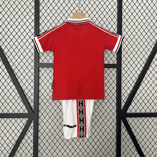 Manchester United 1998/99 home Retro kids kits