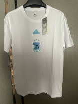 Argentina 2024 white cotton shirt  s-xxl