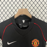 Manchester United 2007/08 away black  Retro kids kits