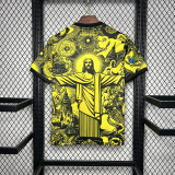 2024 Brazil jesus yellow special version jersey