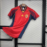 Retro Spain 1998 home soccer jerseys