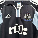 Newcastle united 2000/01 away black retro jersey