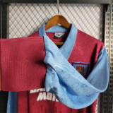 West Ham 1995/97 home Long Sleeves Size S-2XL