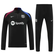 Barcelona 2024/25 black  Half zipper training clothes