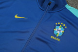 Brazil  2024 Blue long sleeve  Jacket suit S-XXL