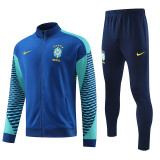 Brazil  2024 Blue long sleeve  Jacket suit S-XXL