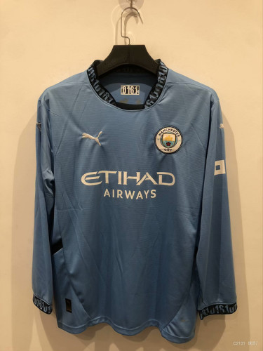 Manchester city 2024/25 home long sleeve size S-2XL