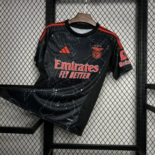 Benfica 2024/25 black away Soccer jersey