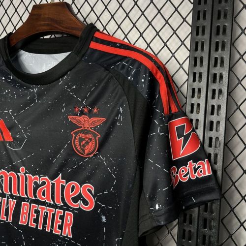 Benfica 2024/25 black away Soccer jersey