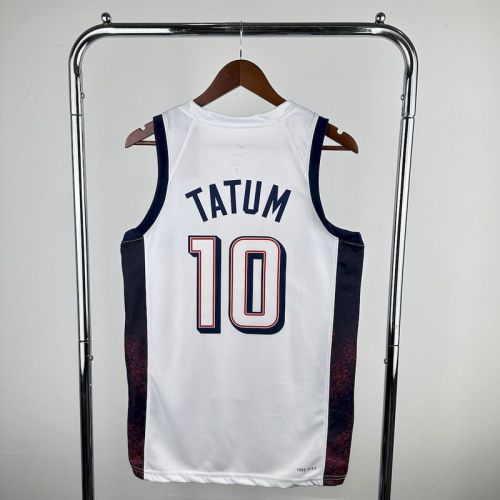 Olimpic USA 2024 TATUM#10 Home Jersey