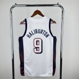 Olimpic USA 2024 HALIBURTON#9 Home Jersey