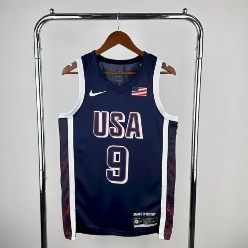 Olimpic USA 2024 HALIBURTON#9 Away Jersey