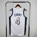 Olimpic USA 2024 CURRY#4 Home Jersey