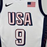 Olimpic USA 2024 HALIBURTON#9 Home Jersey