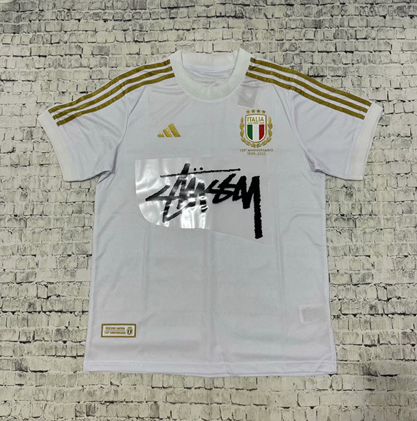 Italy White Special Version soccer  jersey