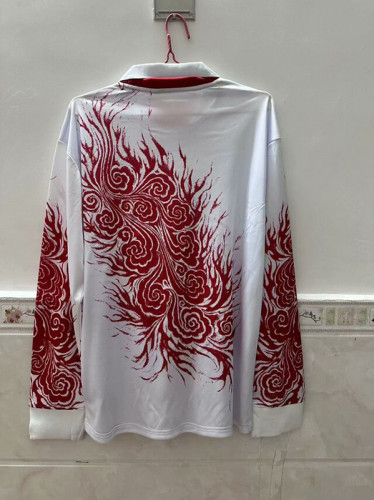 Japan 2024/25 white and red Special edition long sleeve jersey