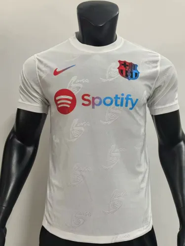 Barcelona 2024/25 White Training  Player Version size S-2XL