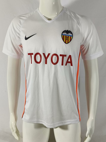 Valencia 2006/07 home Retro soccer jerseys