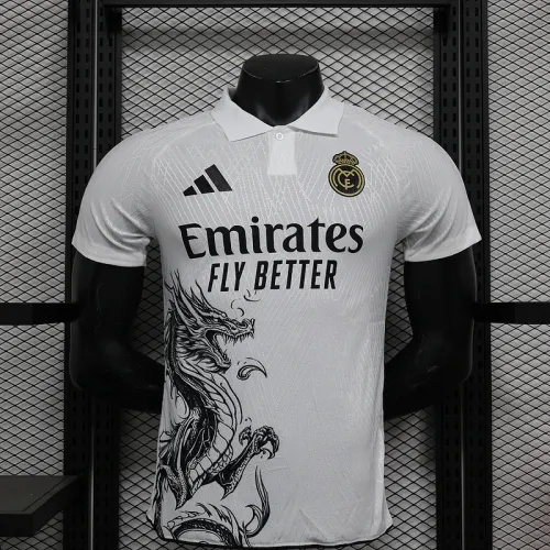 Real Madrid 2024/25 white dragon  player version S-XXL