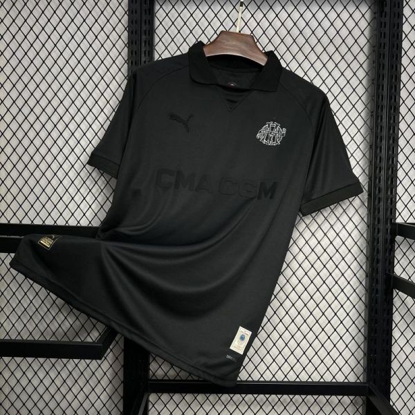 Olympique de Marseille 125th Anniversary Black Jersey S-XXL