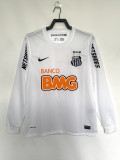 2012-13 Santos home retro long sleeve soccer jersey