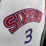 Retro Philadelphia 76ers No. 3  Iverson