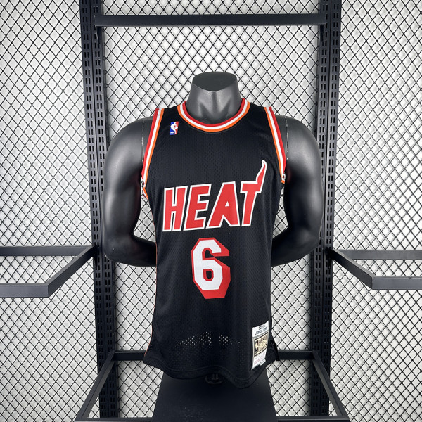 Retro Miami Heat  No. 6  James