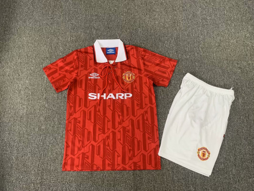 Manchester united 1992/94 home Kids 16-28