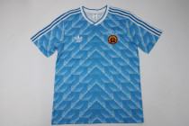 Retro 1988 Germany Blue soccer jerseys