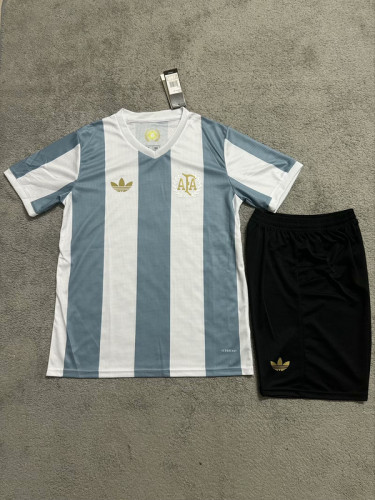 Argentina 2024/25 50TH Anniversary kids soccer jerseys