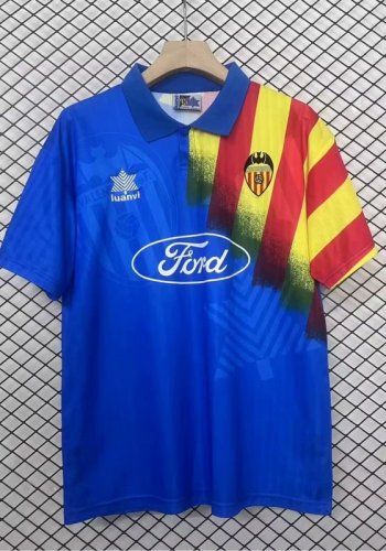 Valencia 1995/96 blue Retro soccer jerseys