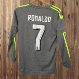 Retro Real Madrid 2015/16 Third  away Long Sleeve Size S-XXL