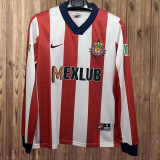 Retro Chivas 1996/97  home long sleeve  Soccer jersey