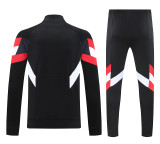Manchester united 2025/26 black long sleeve  Jacket suit S-XXL