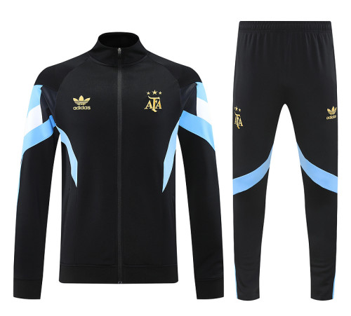 Argentina 2025/26 black long sleeve  Jacket suit S-XXL
