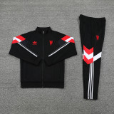 Manchester united 2025/26 black long sleeve  Jacket suit S-XXL