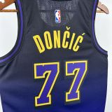 Los Angeles Lakers Purple City  Edition DONCIC#77